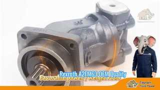 Kualitas Oem A2FM63 Rexroth Seri 6 Axial Piston Motor Tetap Harga Pabrik Pengiriman Cepat Showcase