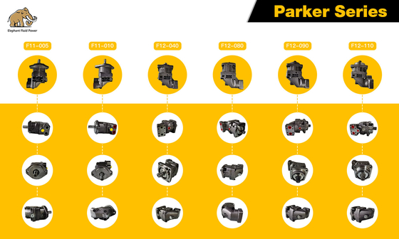 Parker F11 F12 F11-005-MB-CV-K-000 Parker Piston Motor Hydraulic Untuk Penggantian Asli