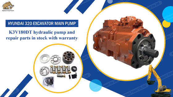 Bagian Pompa Hidraulik berkualitas OEM untuk Hyundai 320 Excavator K3V180Dt 31N9-10010 Pompa Utama