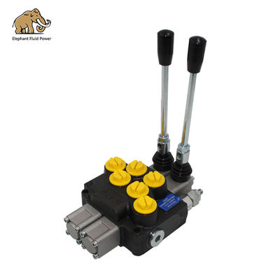 Kontrol Katup Arah Hidraulik DCV 40 2 Spool Manual Pneumatik