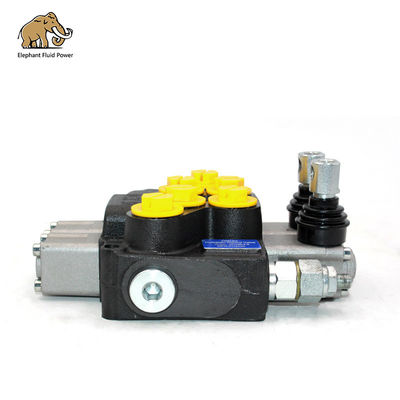 Kontrol Katup Arah Hidraulik DCV 40 2 Spool Manual Pneumatik